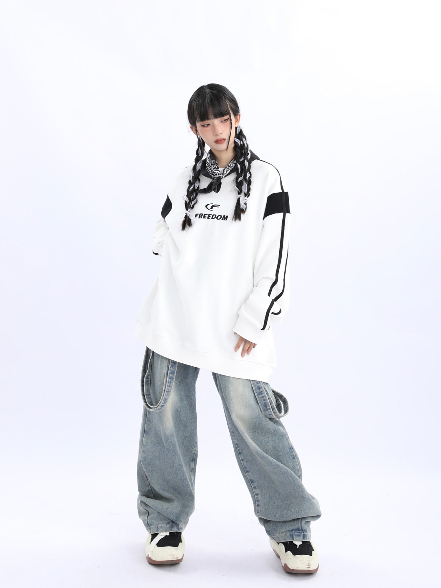 Sportliches Colorblock Sweatshirt