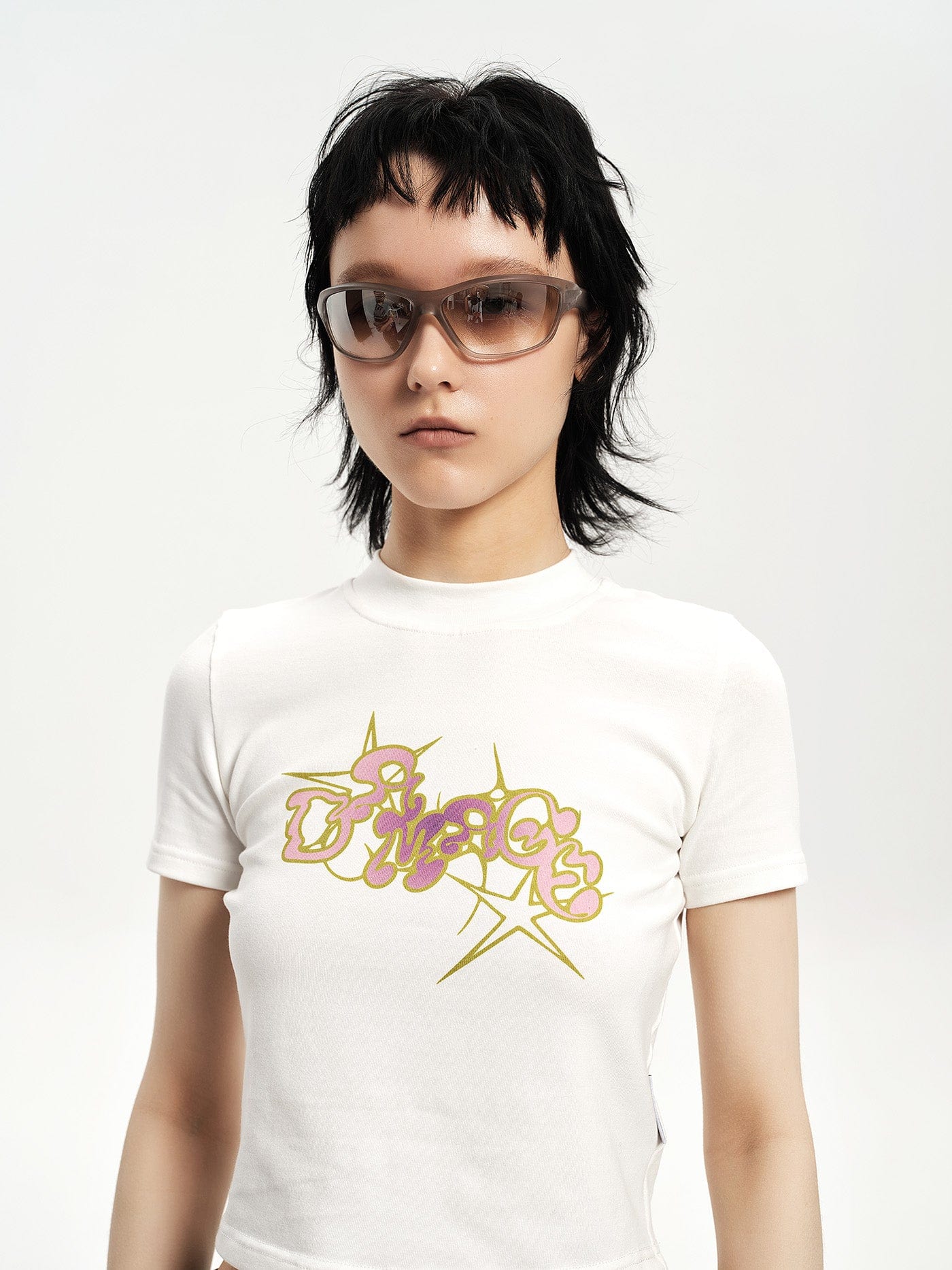 Sculpted Wraparound Sport Sunglasses - view 6