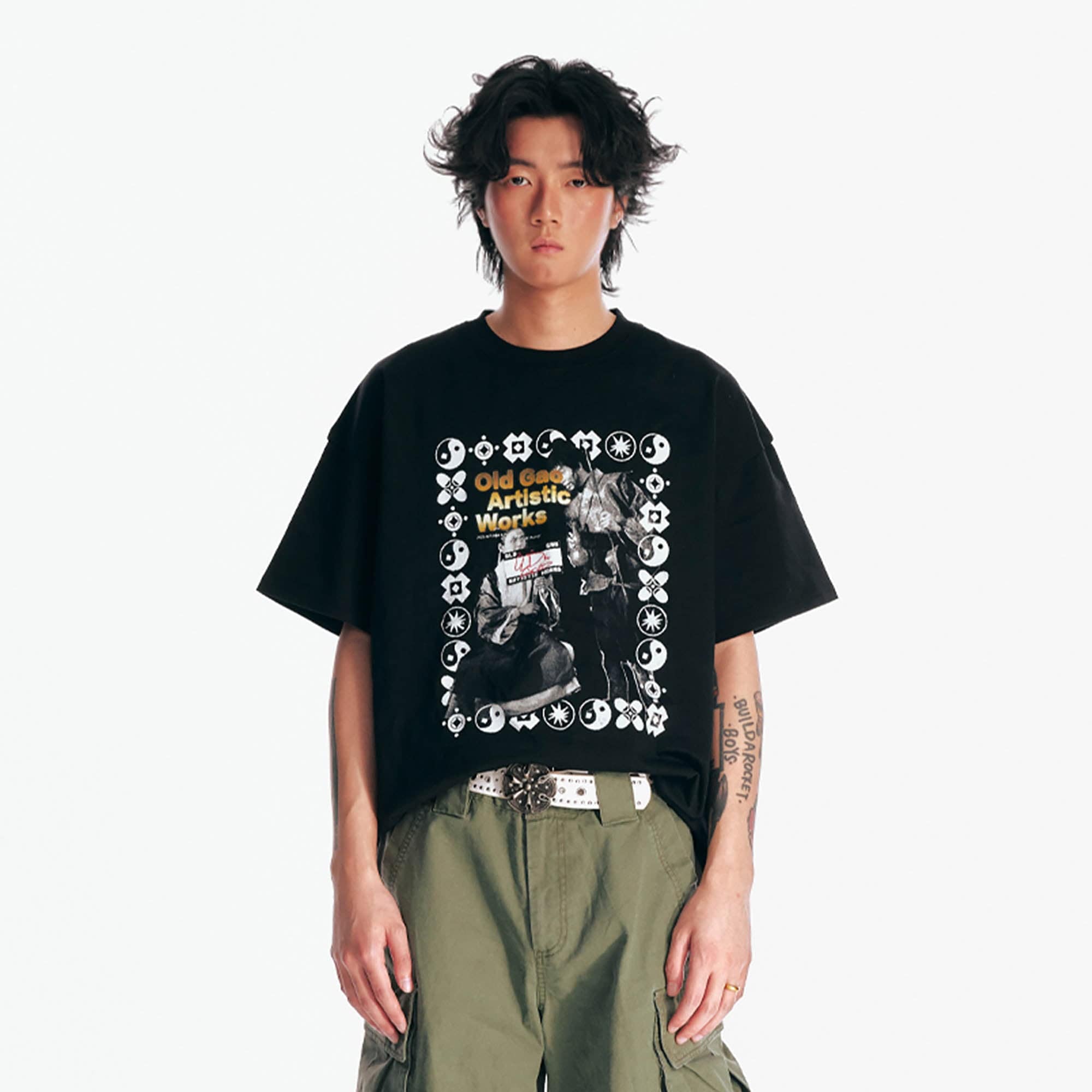 Retro Cinema Graphic Cotton Tee