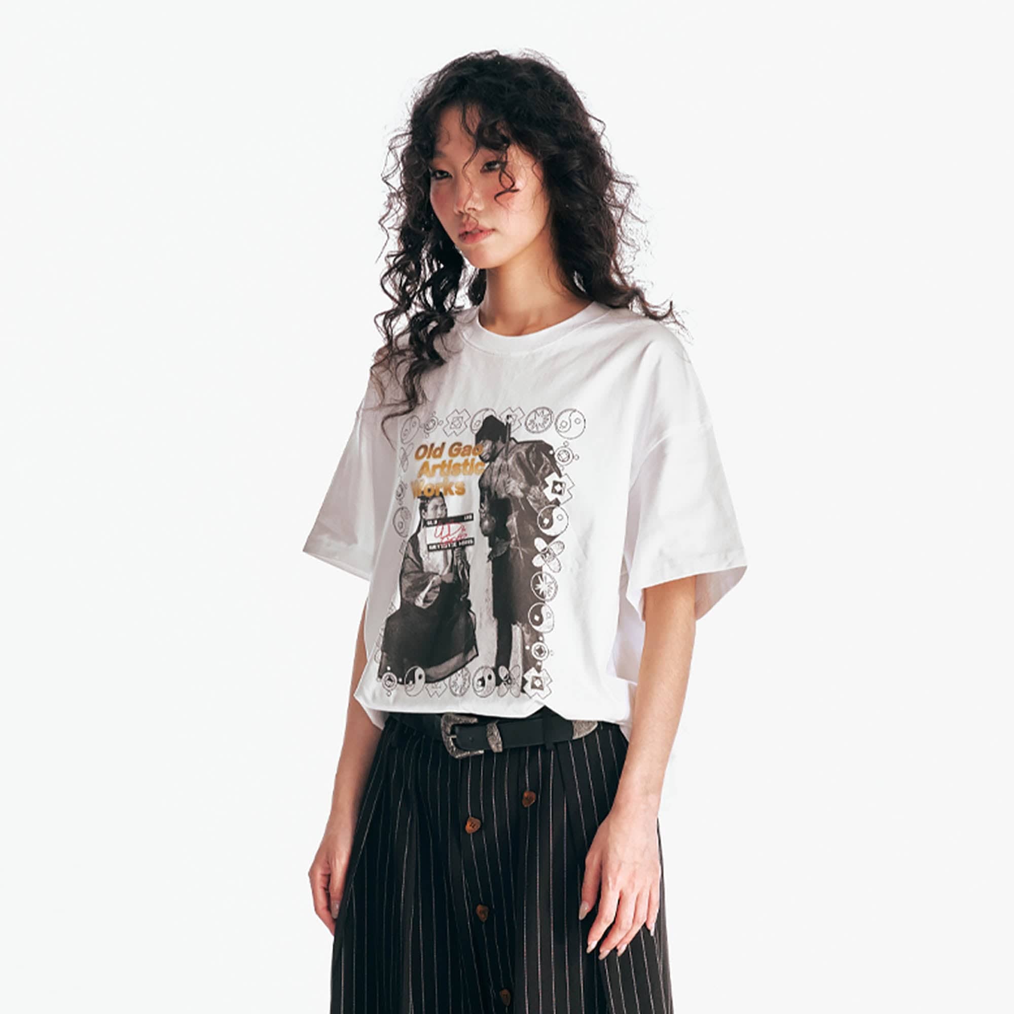 Retro Cinema Graphic Cotton Tee