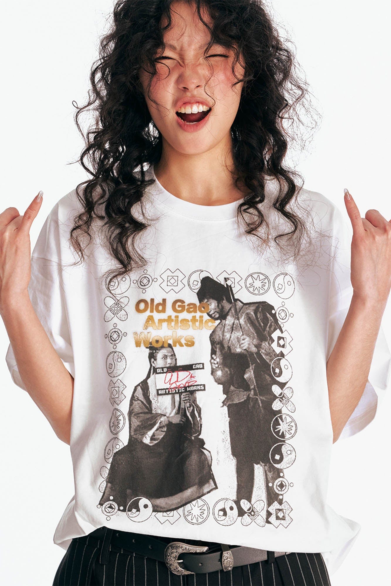Retro Cinema Graphic Cotton Tee