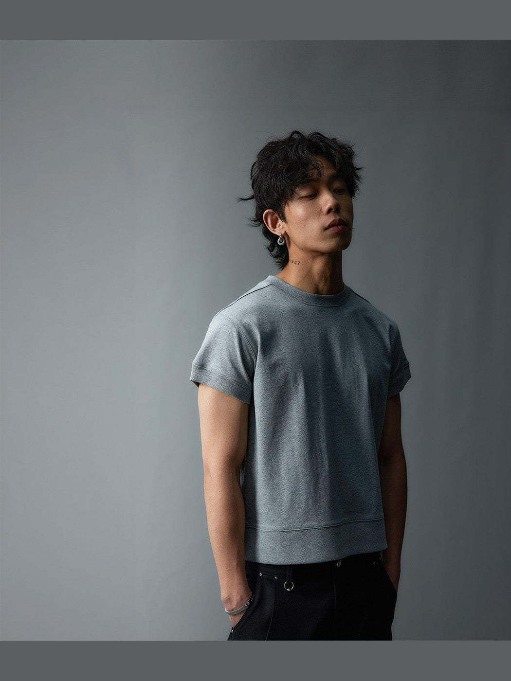 Crop Sweat T-Shirt
