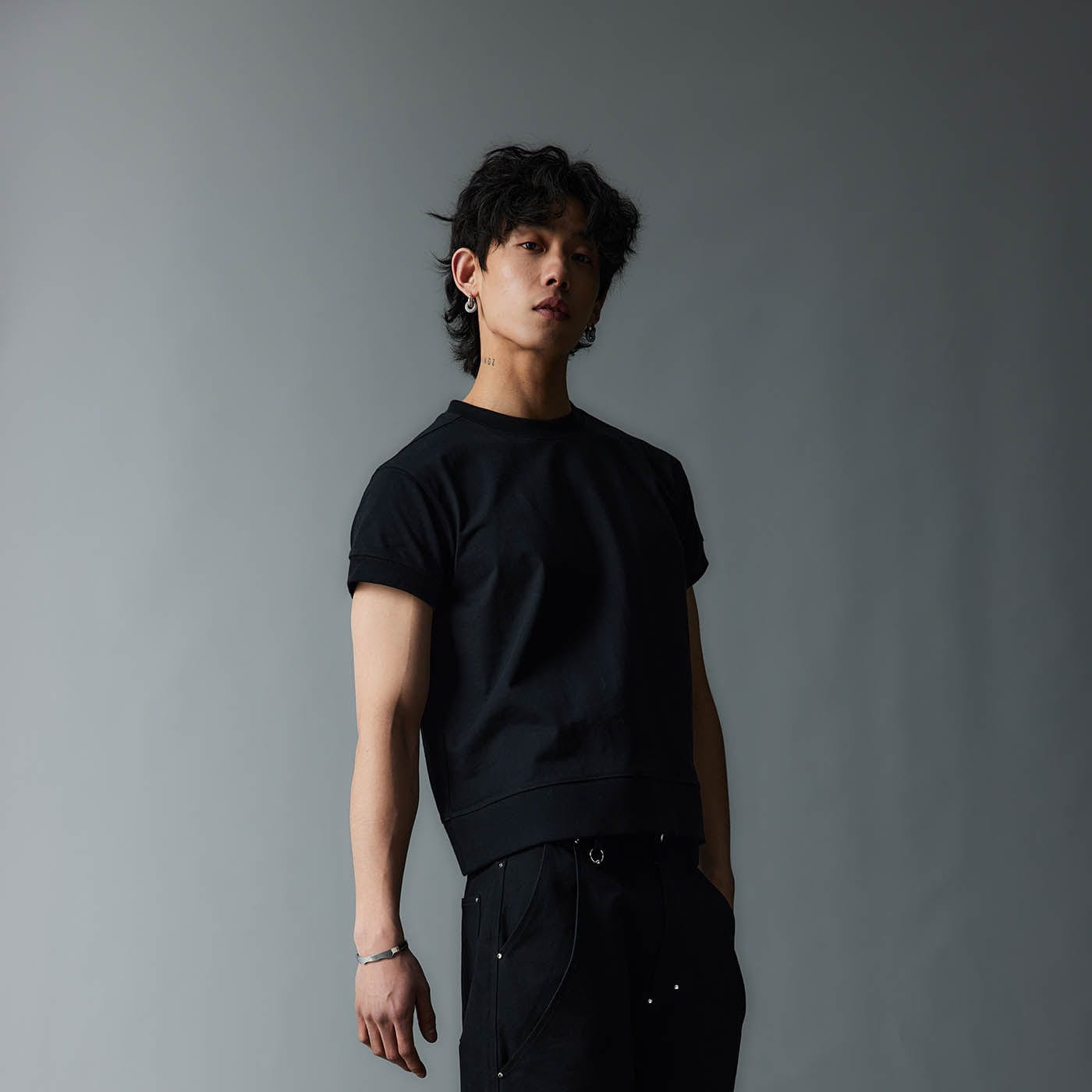 Crop Sweat T-Shirt