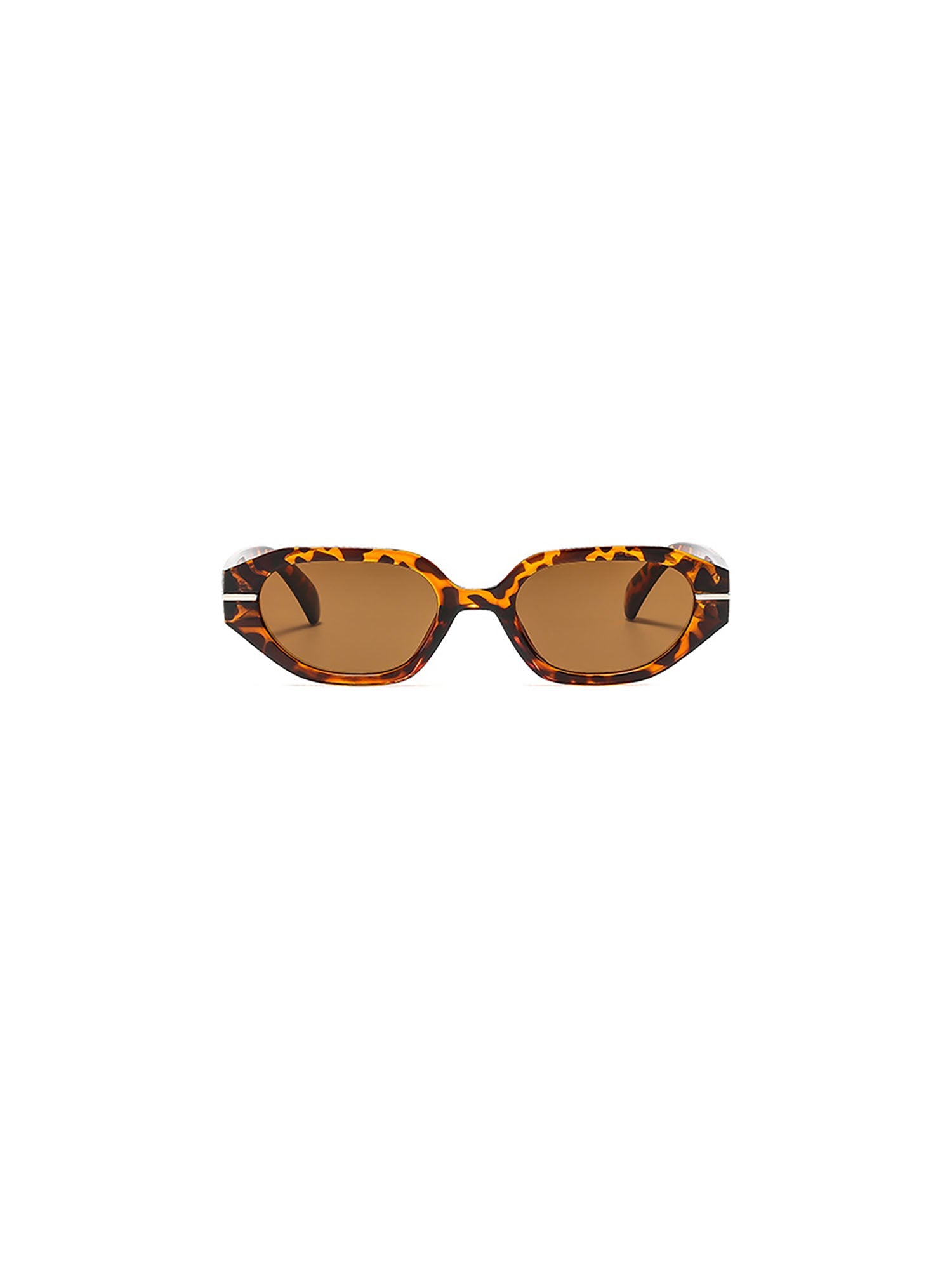 Chunky Translucent Oval Sunglasses - view 9