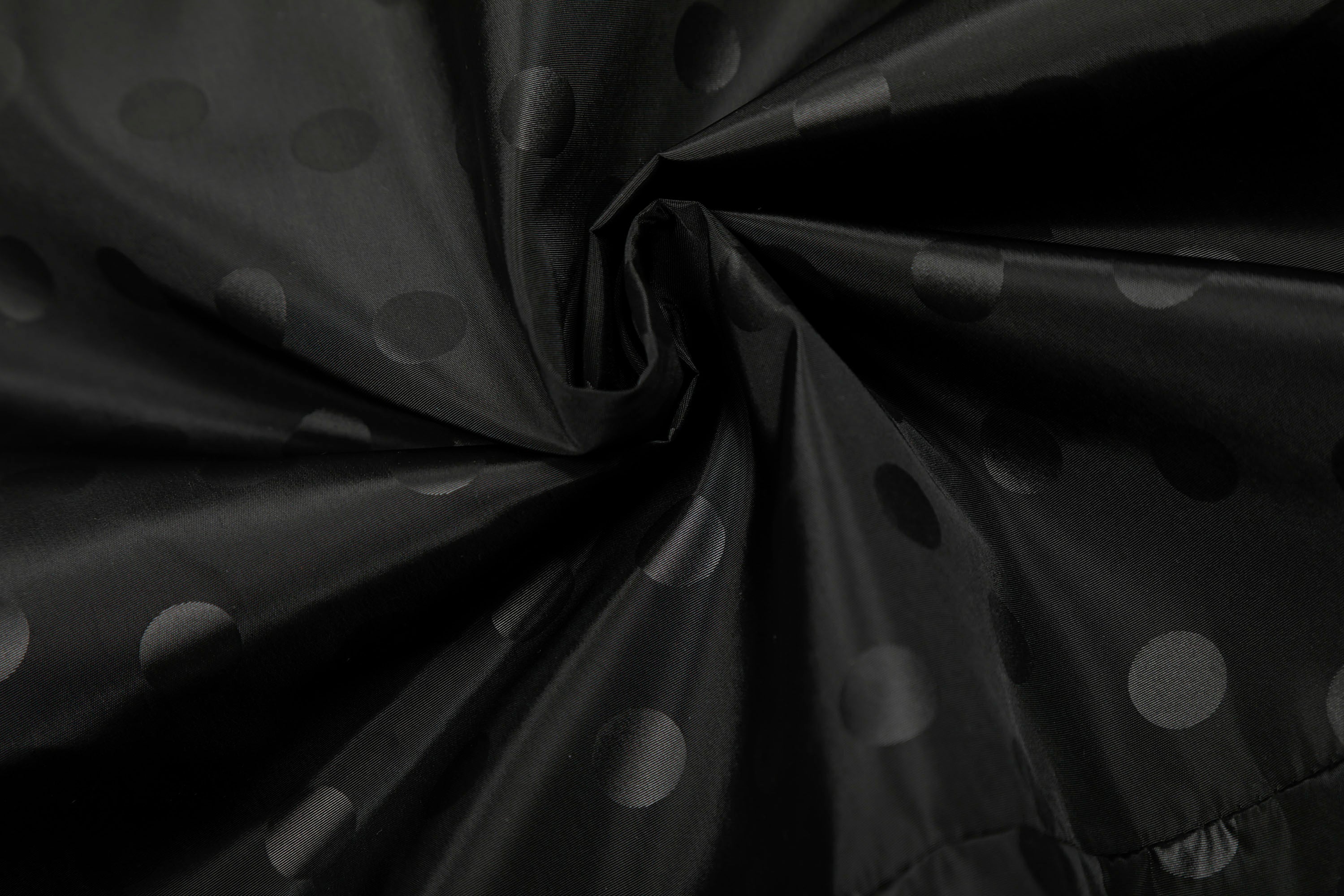 Black Dot Pattern Windbreaker