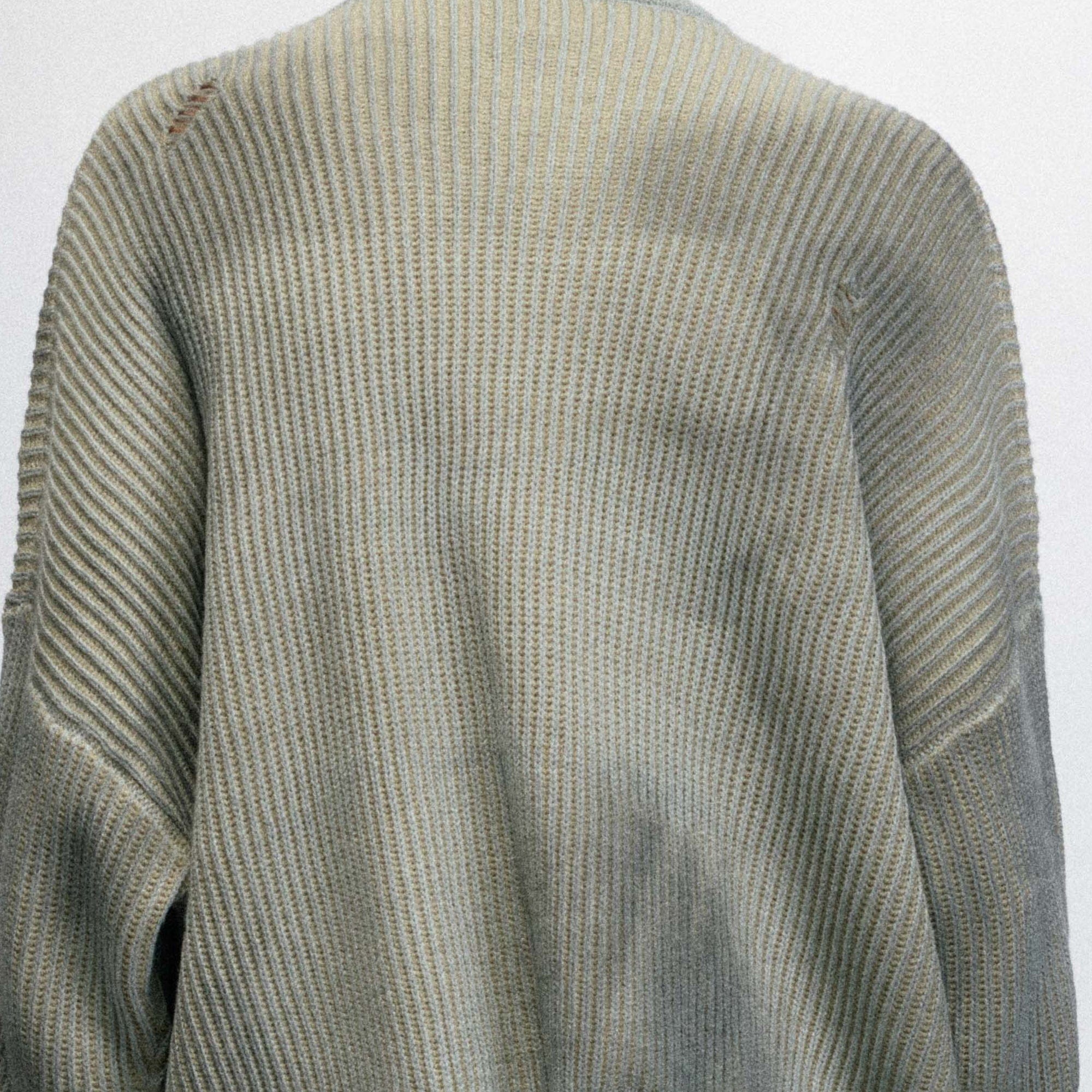 Delanner gerippter Logo -Pullover