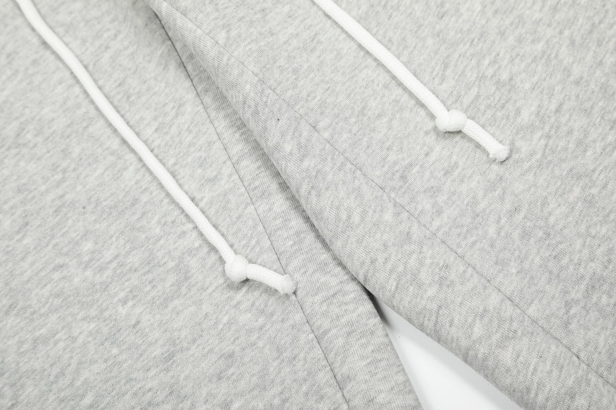 Middle Spliced Wide-Leg Drawstring Sweatpants