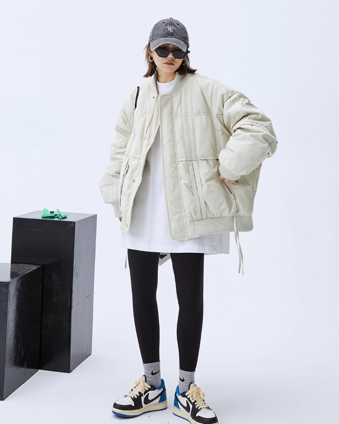 Cloud Oversized Bomber Jacket