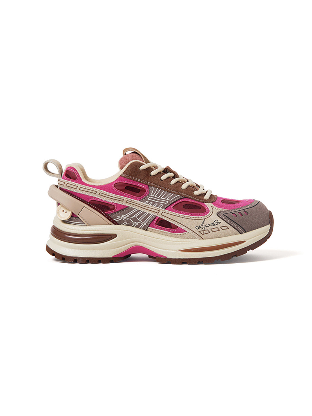 Color Block Chunky Running Sneakers
