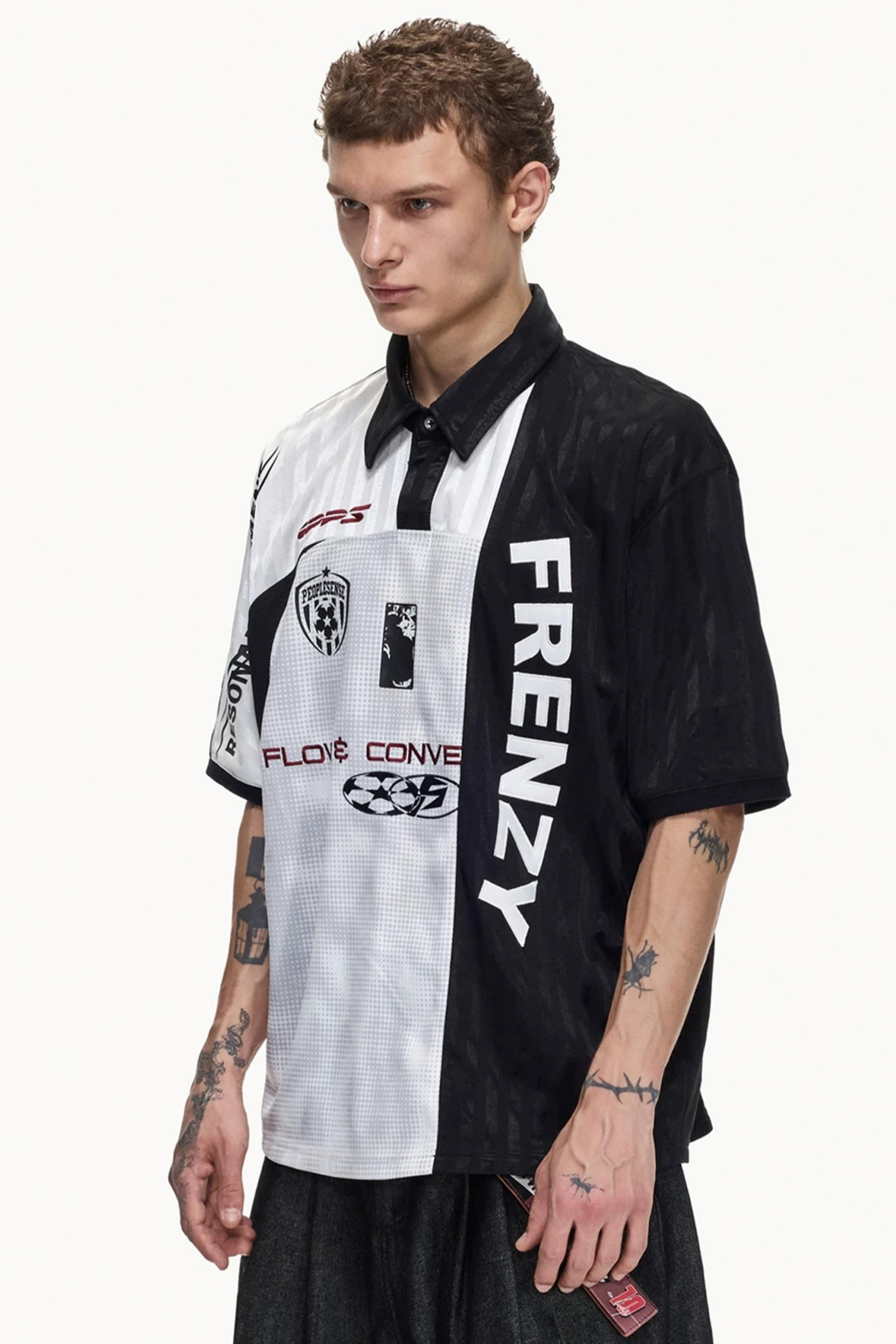 Men's Restructured Jersey Polo T-Shirt