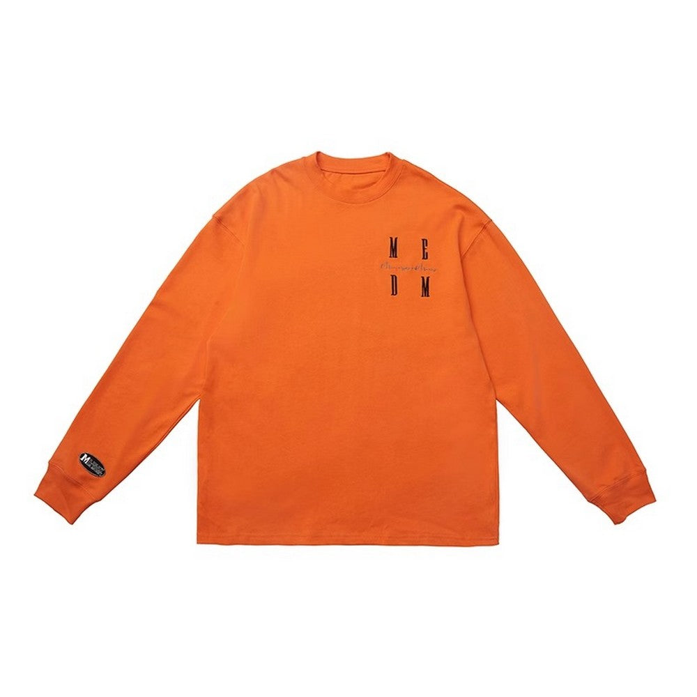 Basic Long Sleeve Tee with Logo - chiclara