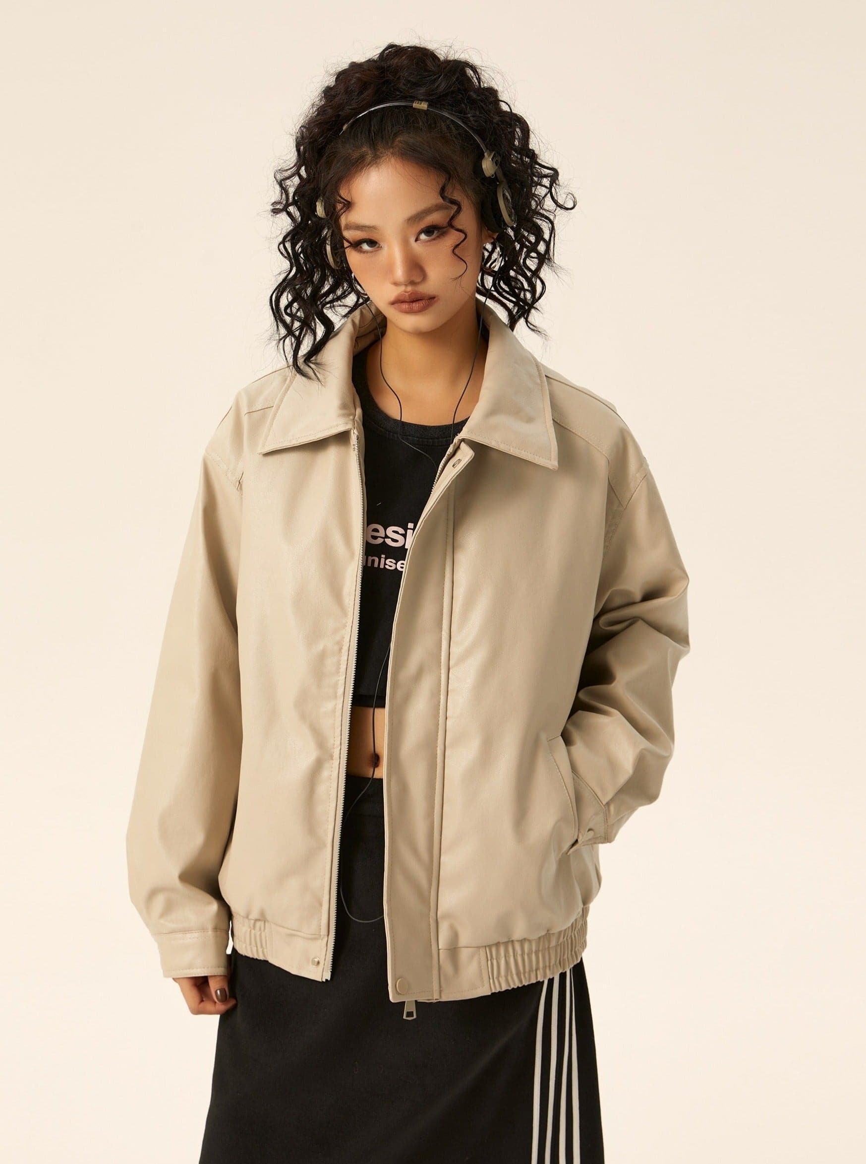 Maillard Premium Leather Jacket - chiclara