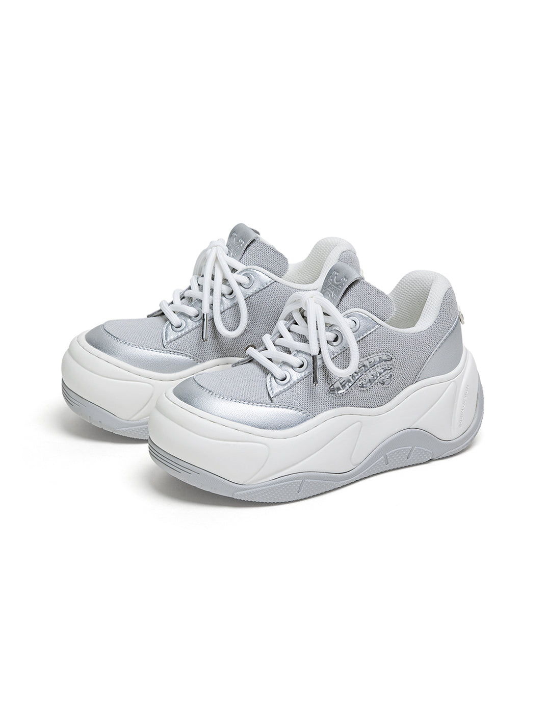 Black WiFi 2.0 Wave Canvas Platform Sneakers
