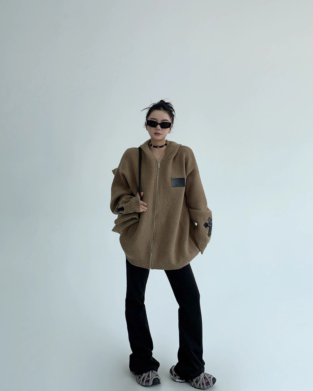 Halo Cross-Zip Hoodie