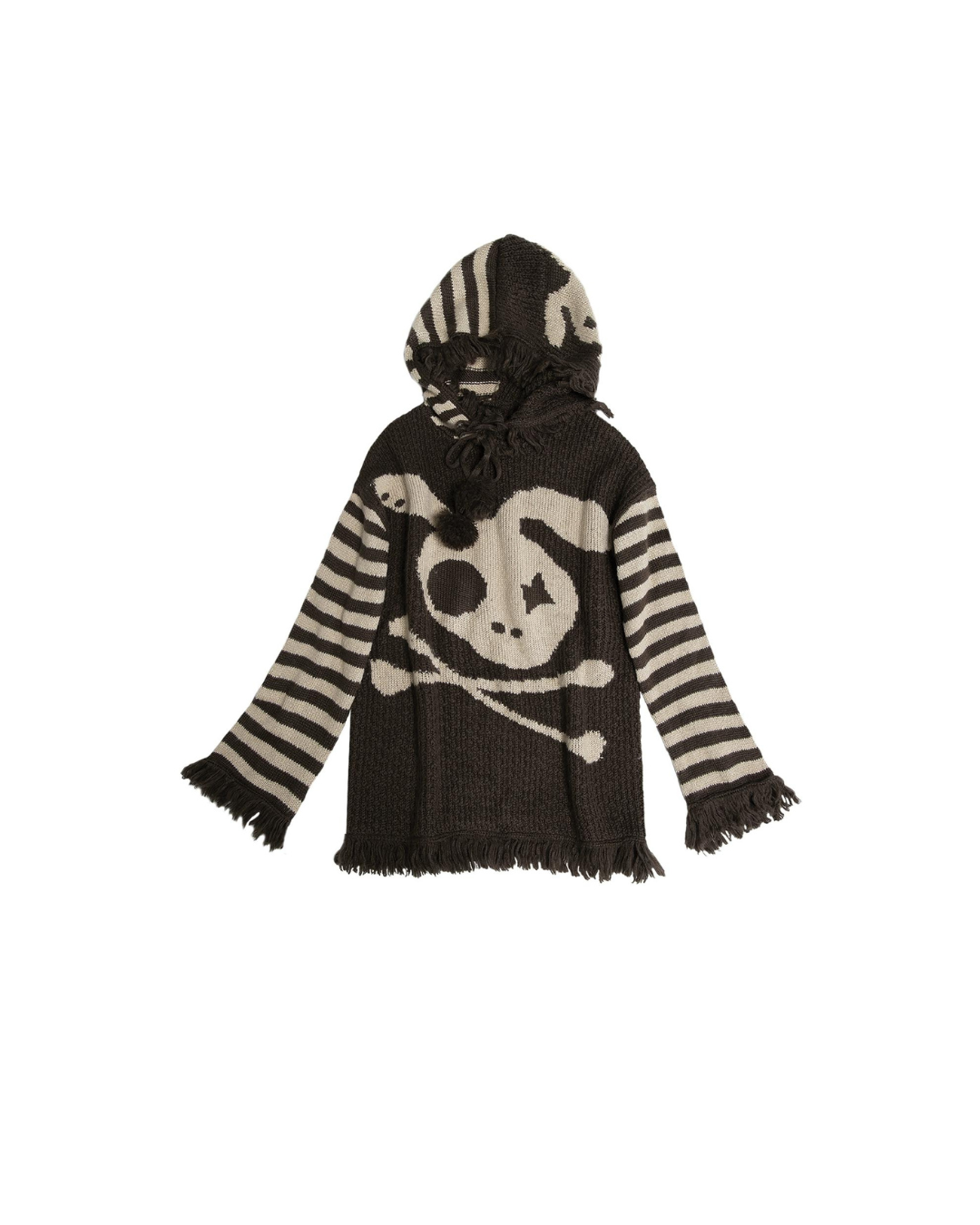 Skelettkaninchen -Strickpullover