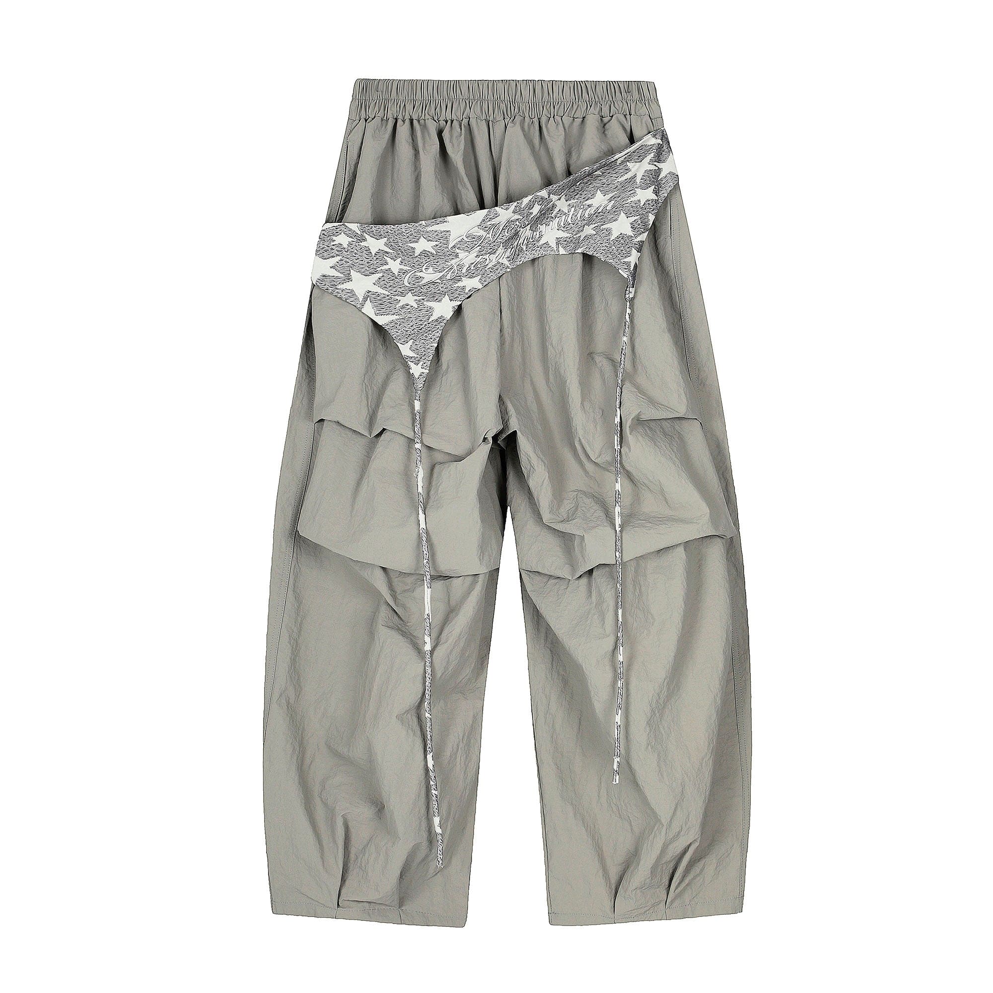 Star Overlay Layered Cargo Pants by CLP | Chiclara