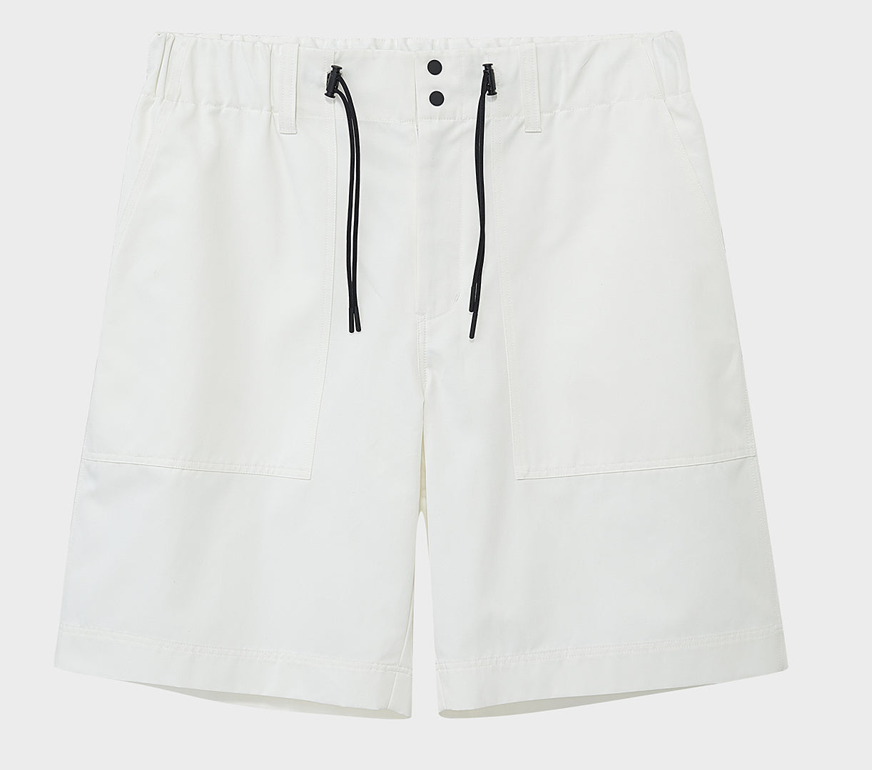 Pantalones cortados/de longitud recta de corte recto ancho