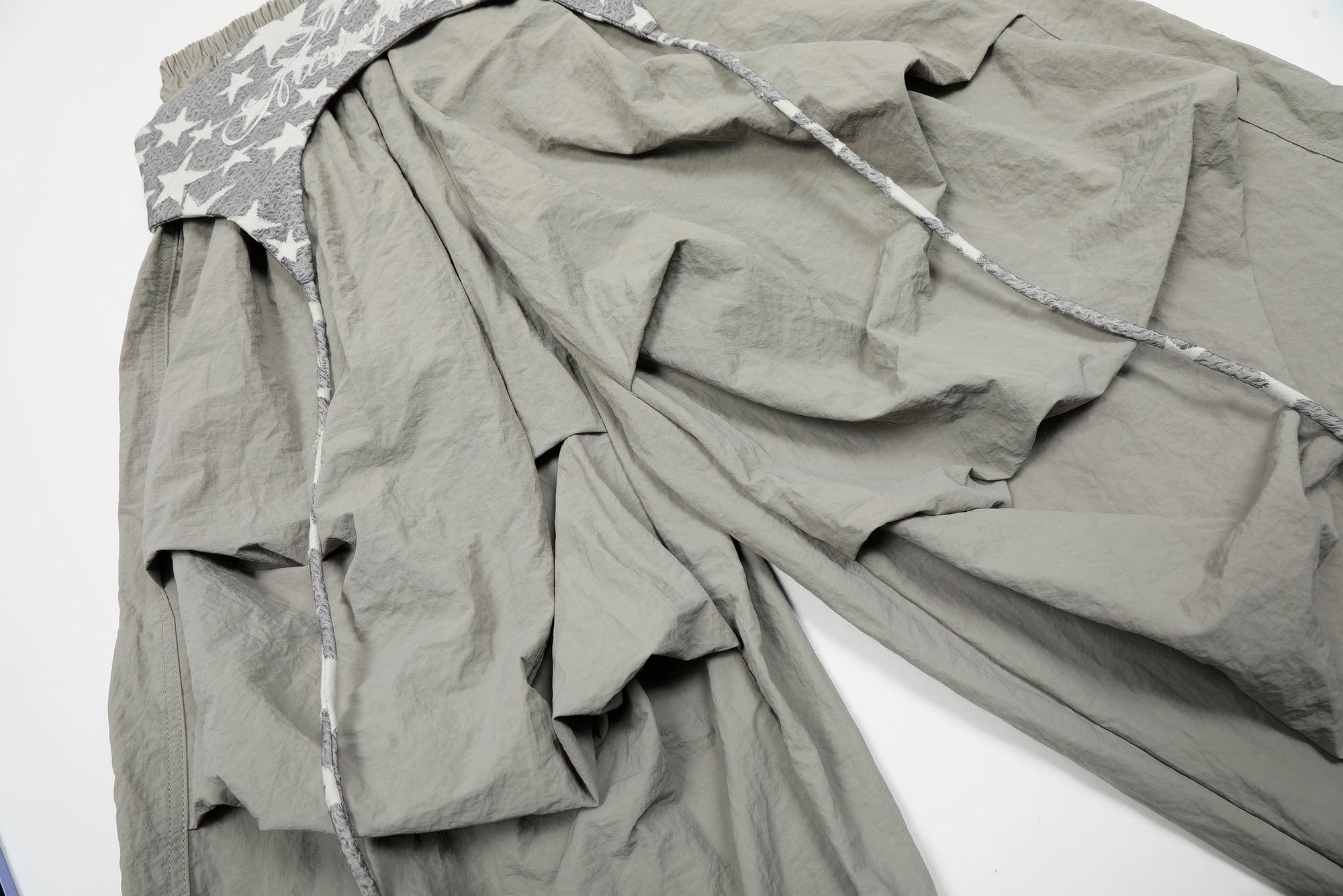 Star Overlay Layered Cargo Pants