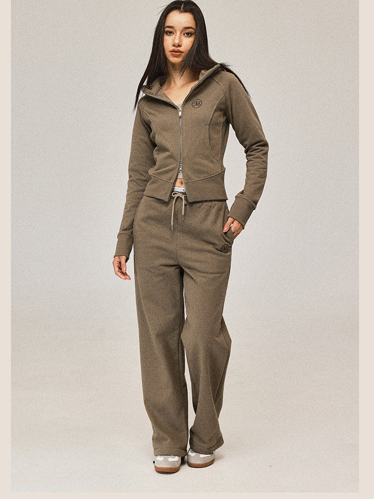 Cardigan sweat-shirt à capuchon
