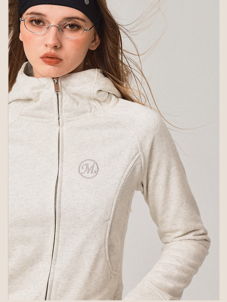Cardigan sweat-shirt à capuchon