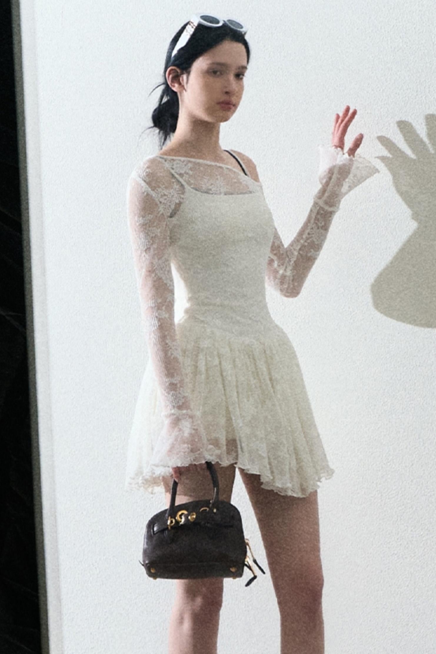 White Lace Dress Set-Up