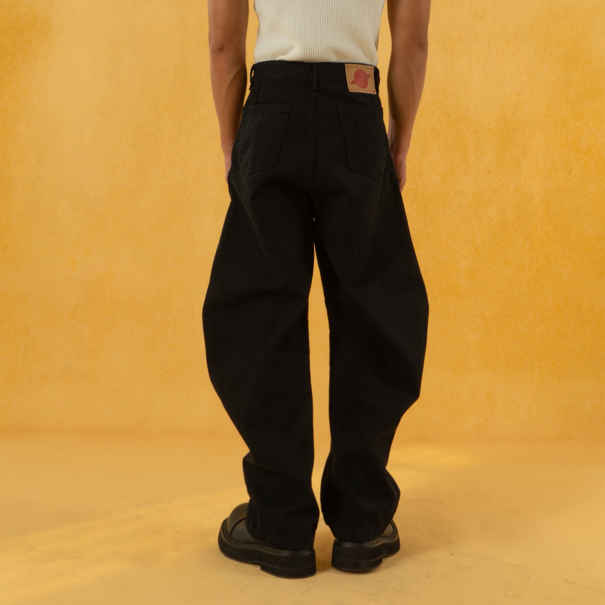 Deconstructed Pleated Button Utility Cargo Pants