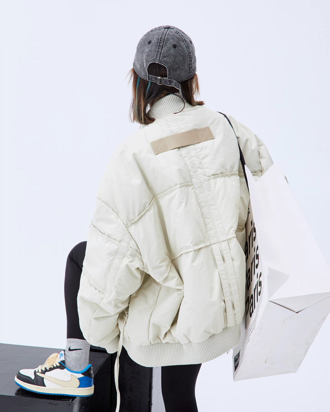 Cloud Oversized Bomber Jacket