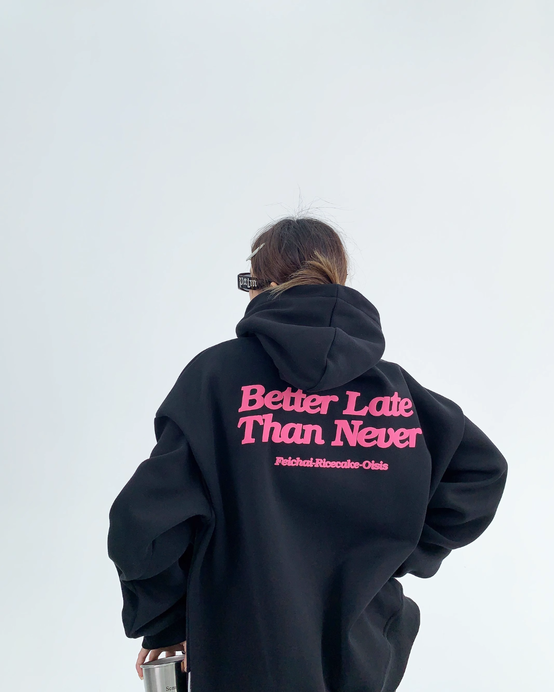 Sand Halo Oversized Hoodie