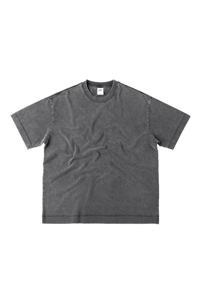 Tee with Fried Wash Effect - chiclara