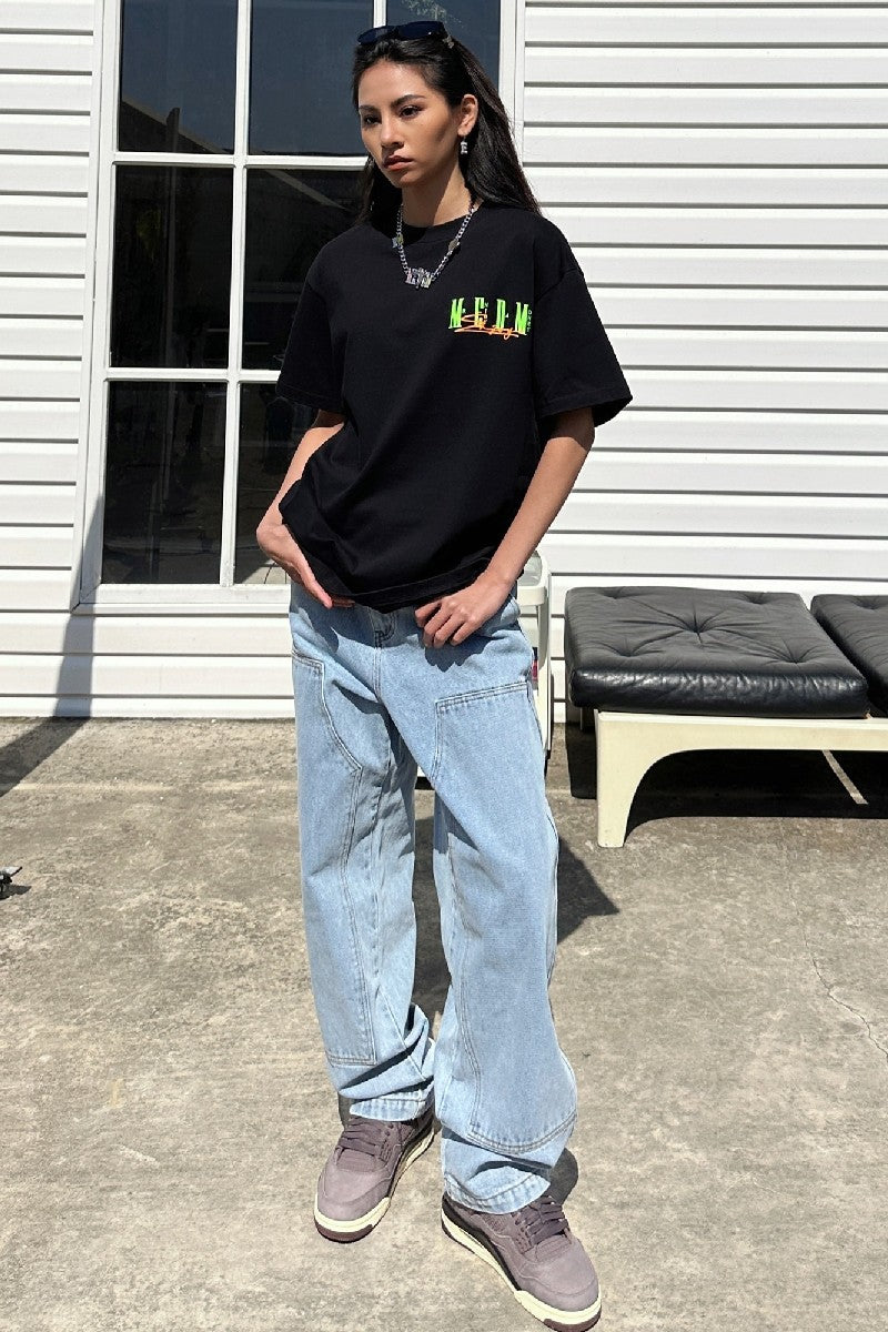 Tee with Logo Print - chiclara