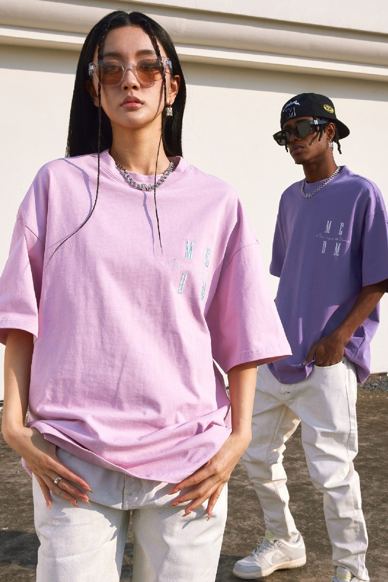 Tee with Embroidered Logo - chiclara