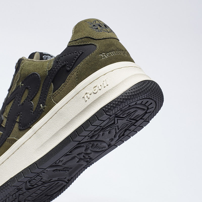 Pattern Platform Sneakers Green