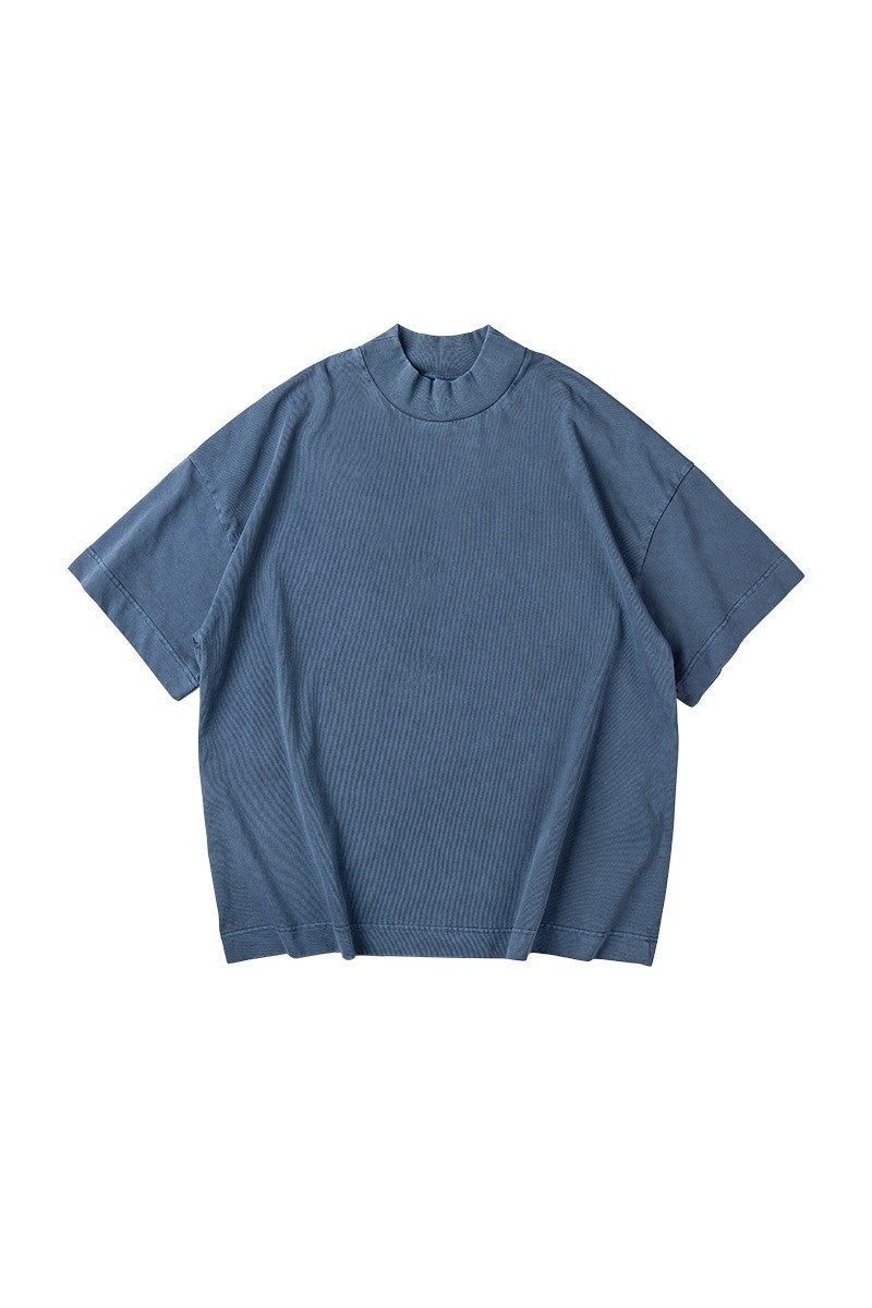 Oversized High Collar Tee Version 5 - chiclara