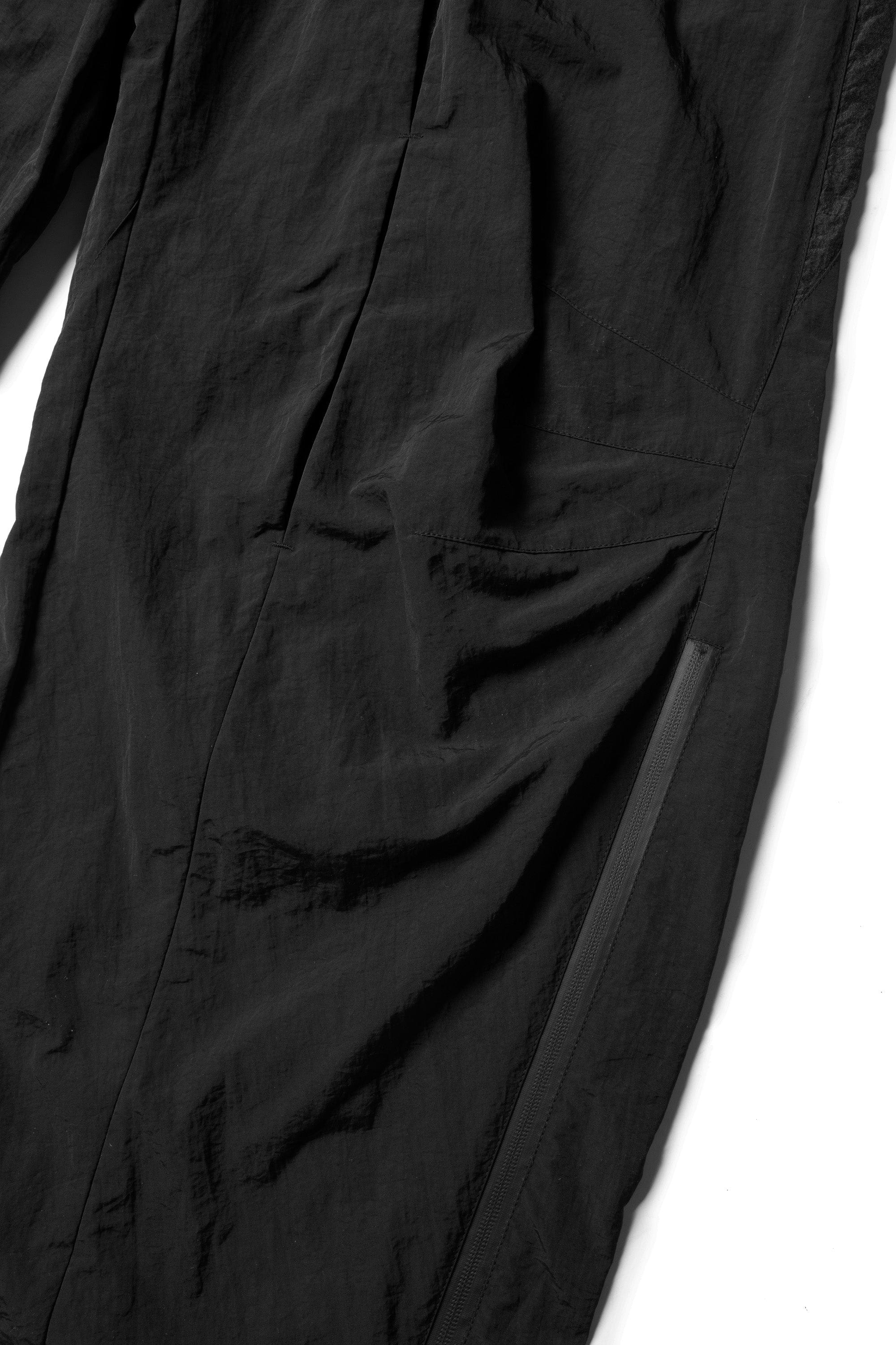Pantalones técnicos de pierna ancha negra