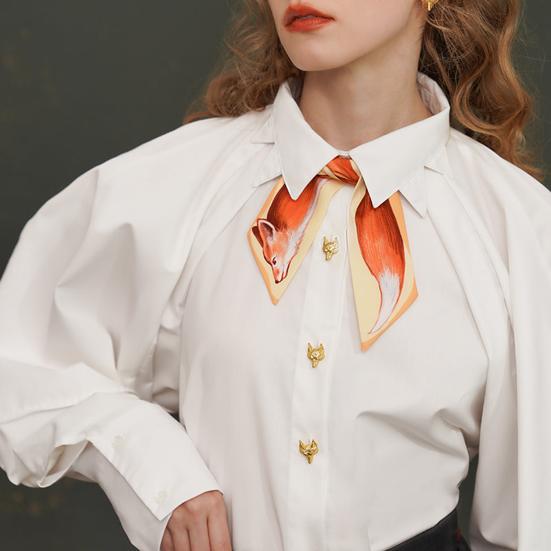 Foxy Elegance Neckerchief - chiclara