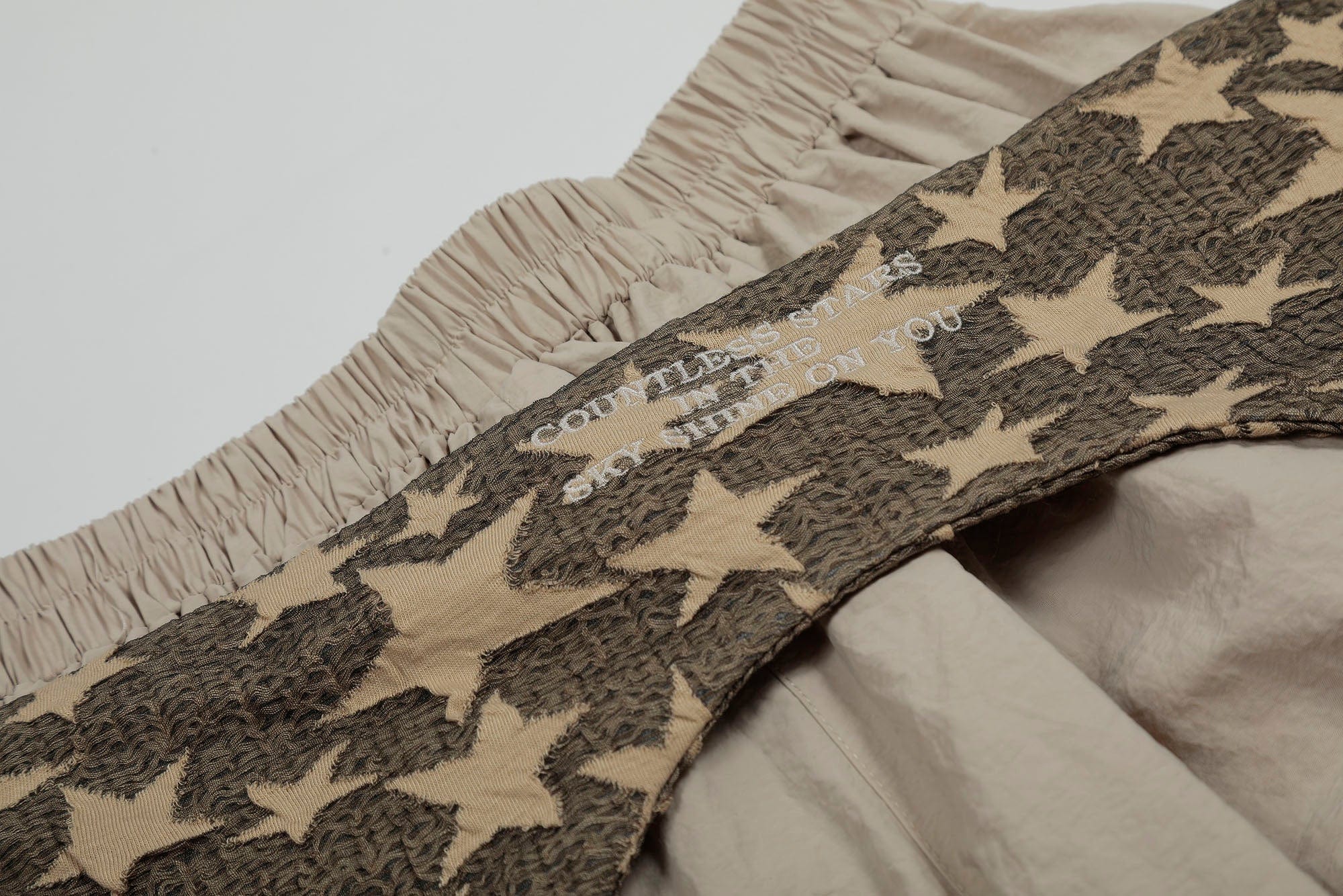 Star Overlay Layered Cargo Pants