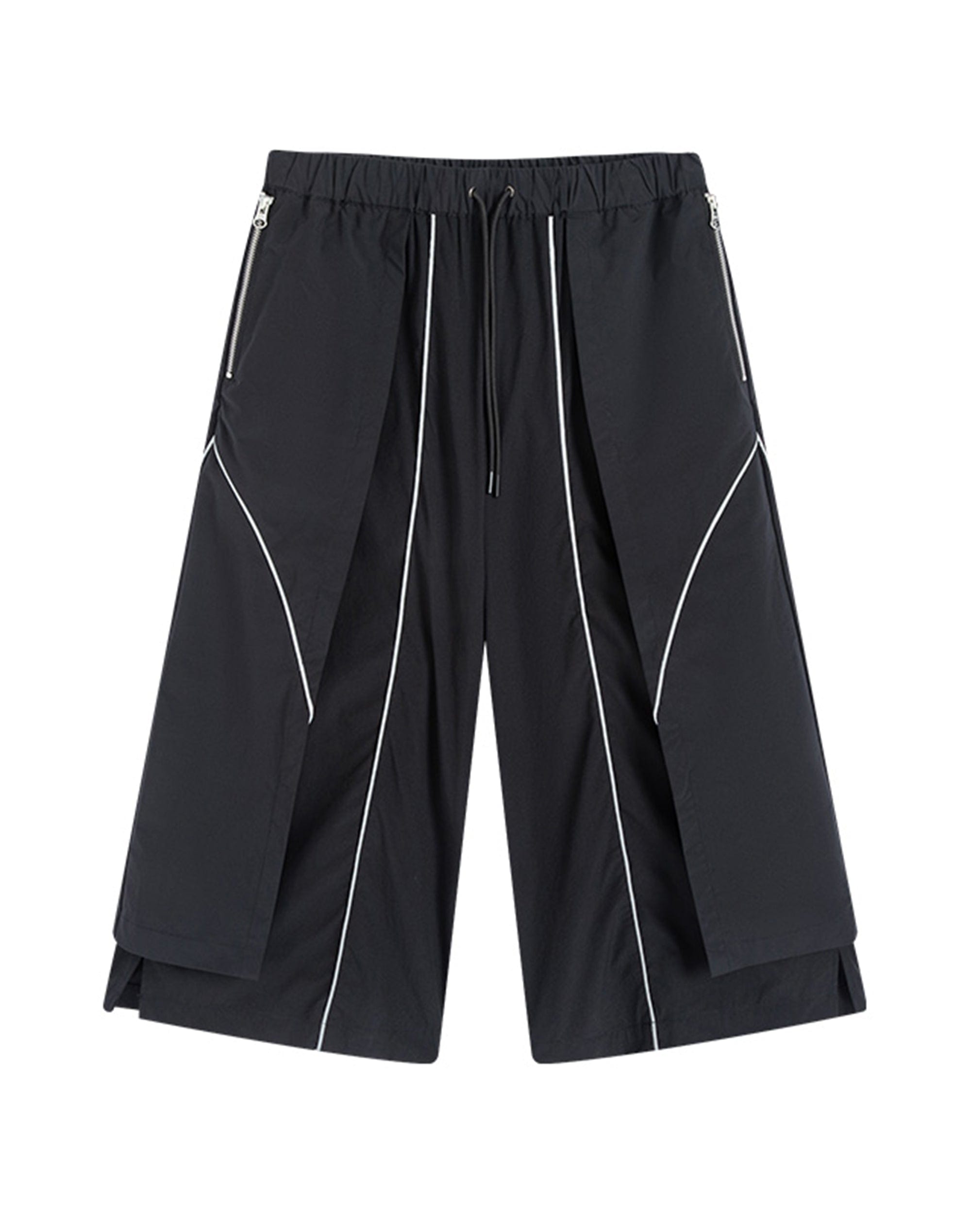 Pantalon de piste en couches larges