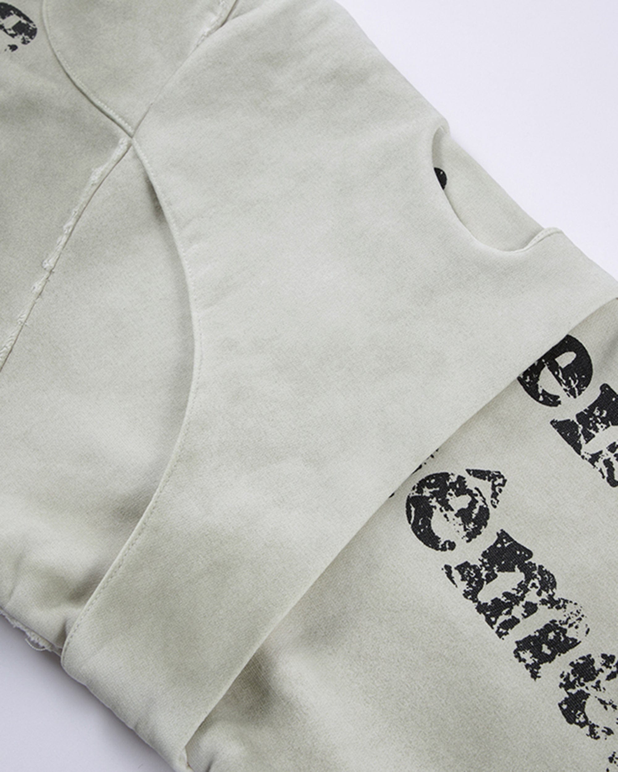 Französischer Text Vintage Hoodie