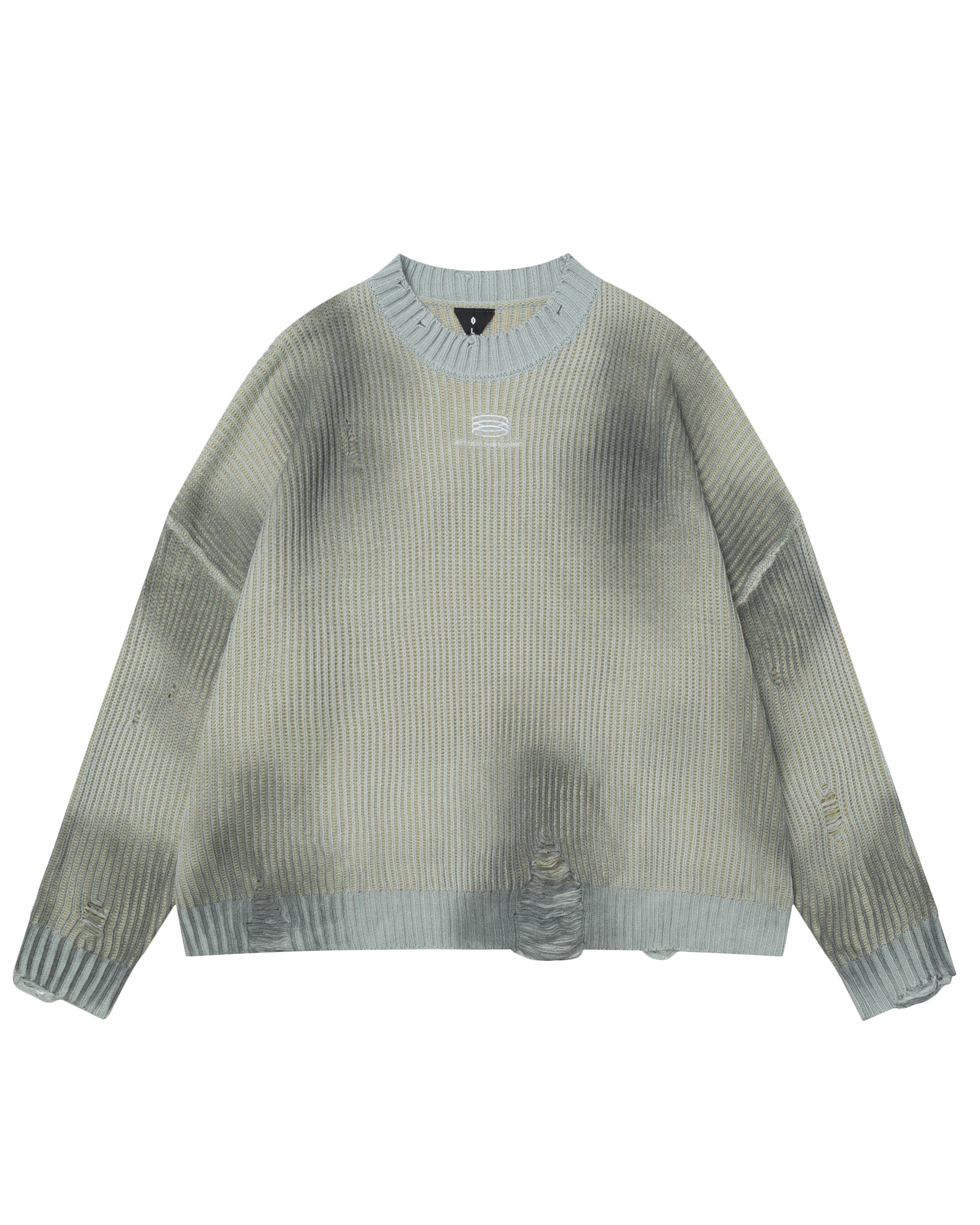 Delanner gerippter Logo -Pullover