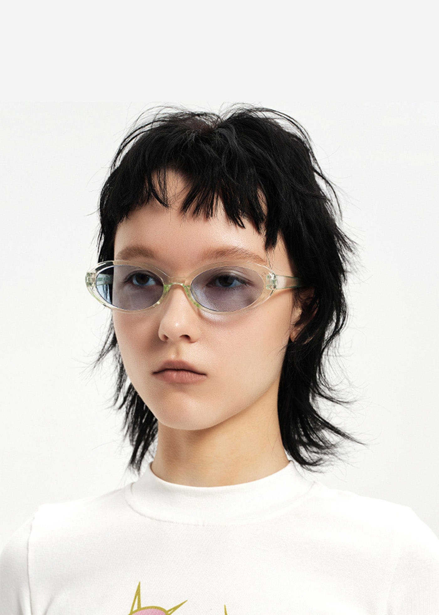 Compact Elliptical Frame Sunglasses - view 7