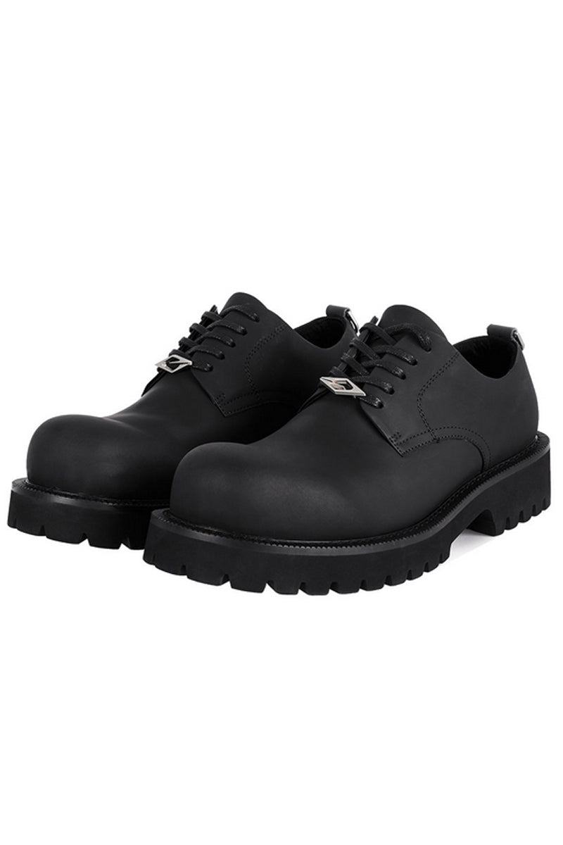 Leather Lug Sole Derby Shoes
