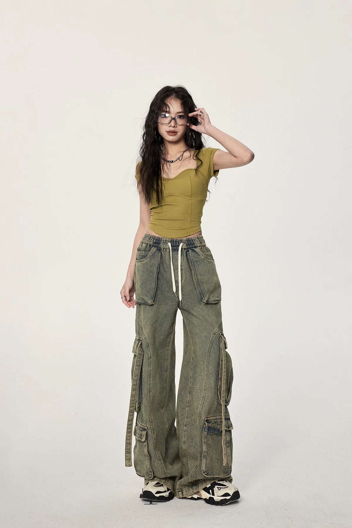 Twisted Open Back Crop Top