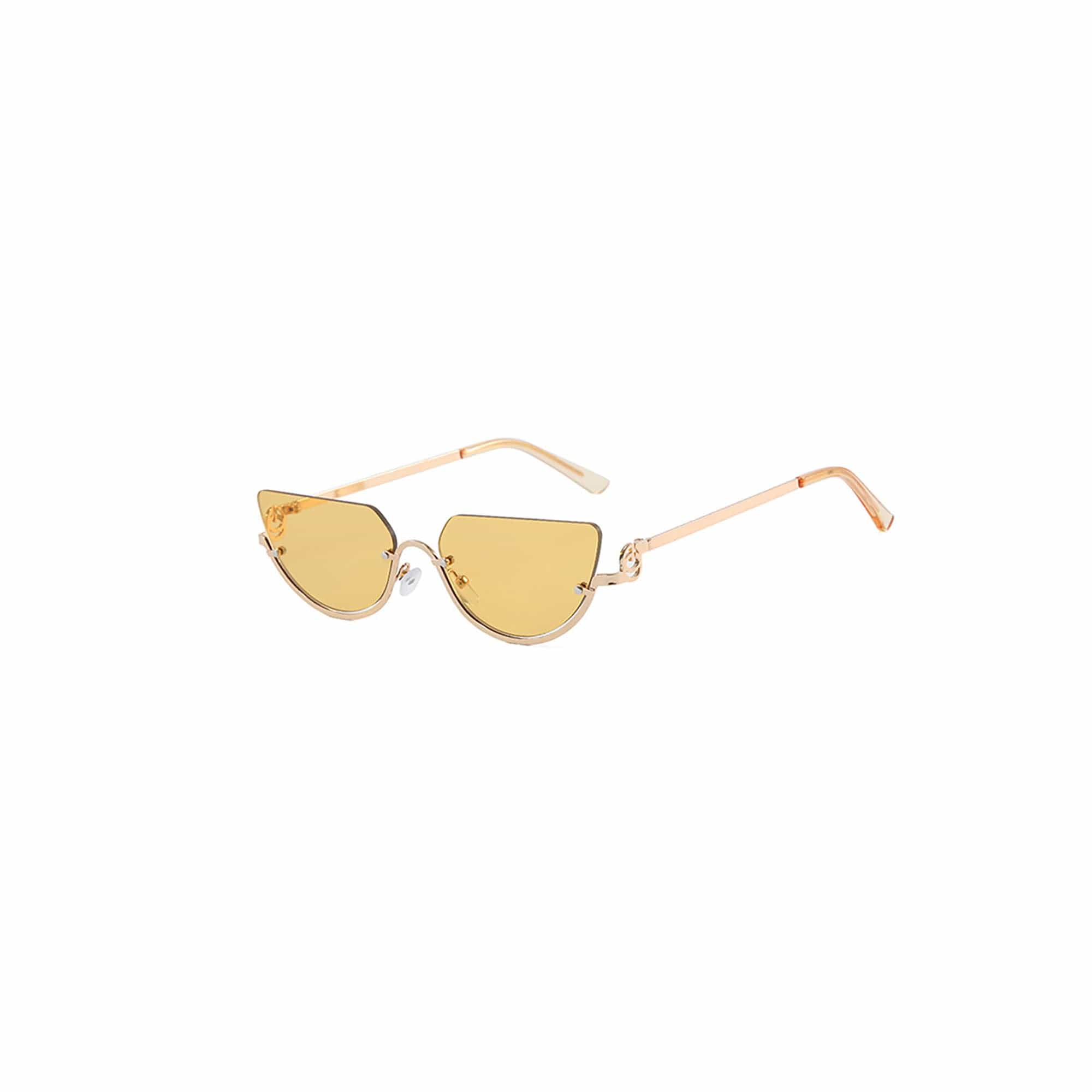 Arched-Bridge Floating Oval Fashion Glasses - view 5