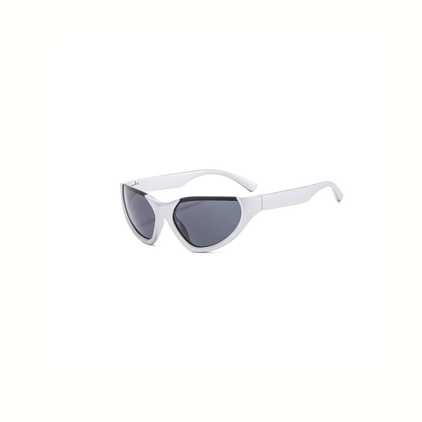 Color-Block Racing Cat-Eye Sunglasses - view 4