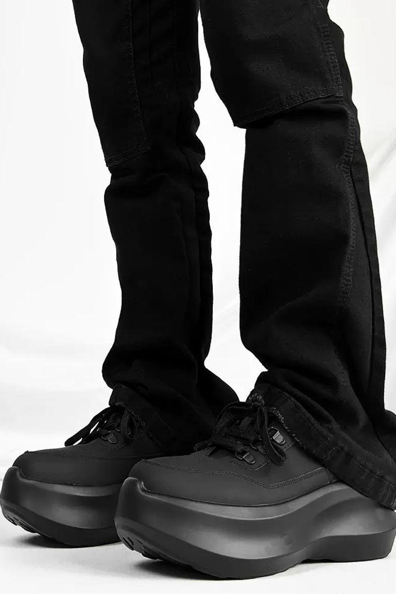 Platform Lace-Up Sneakers