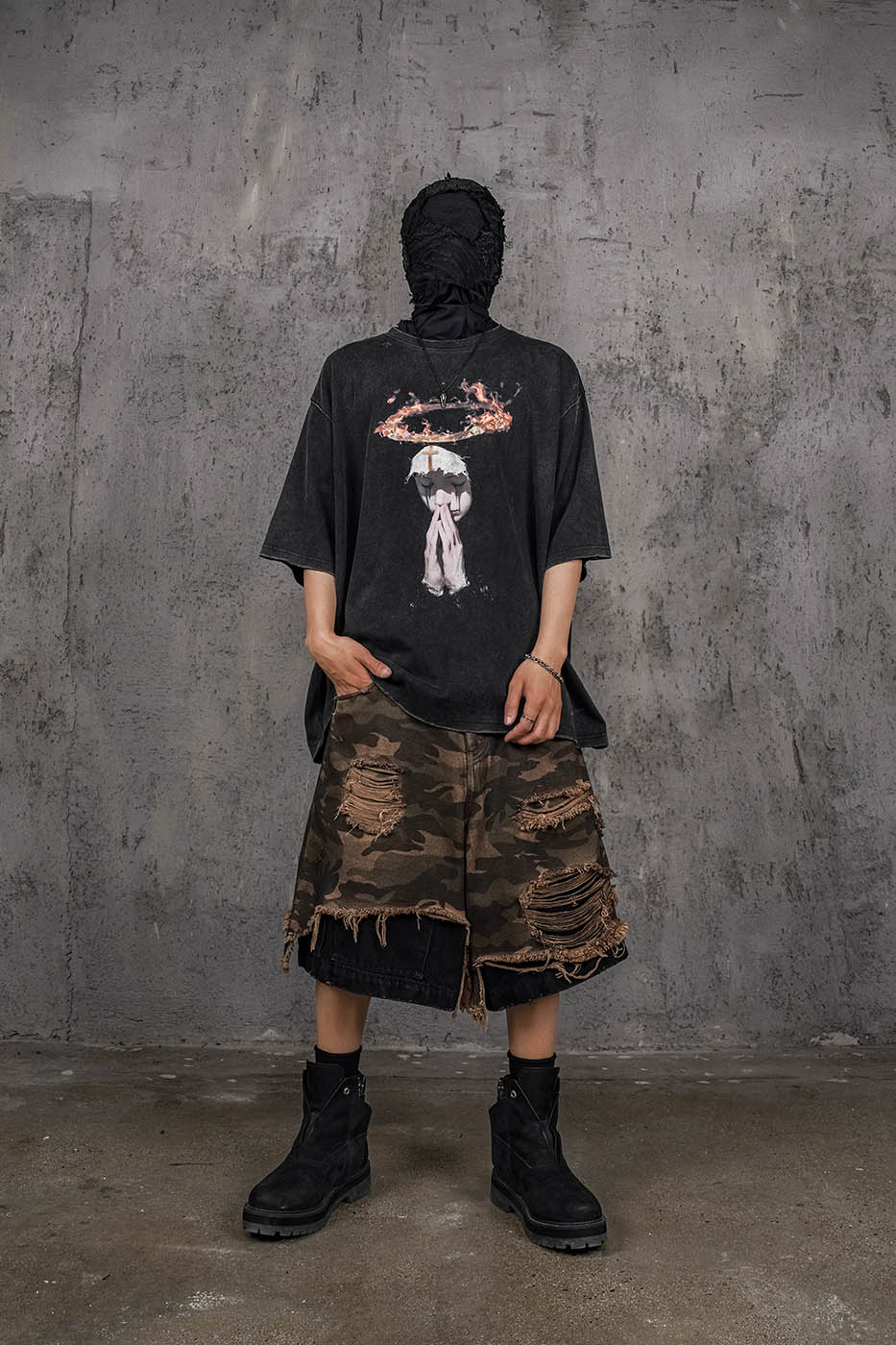 Camiseta Fire Halo