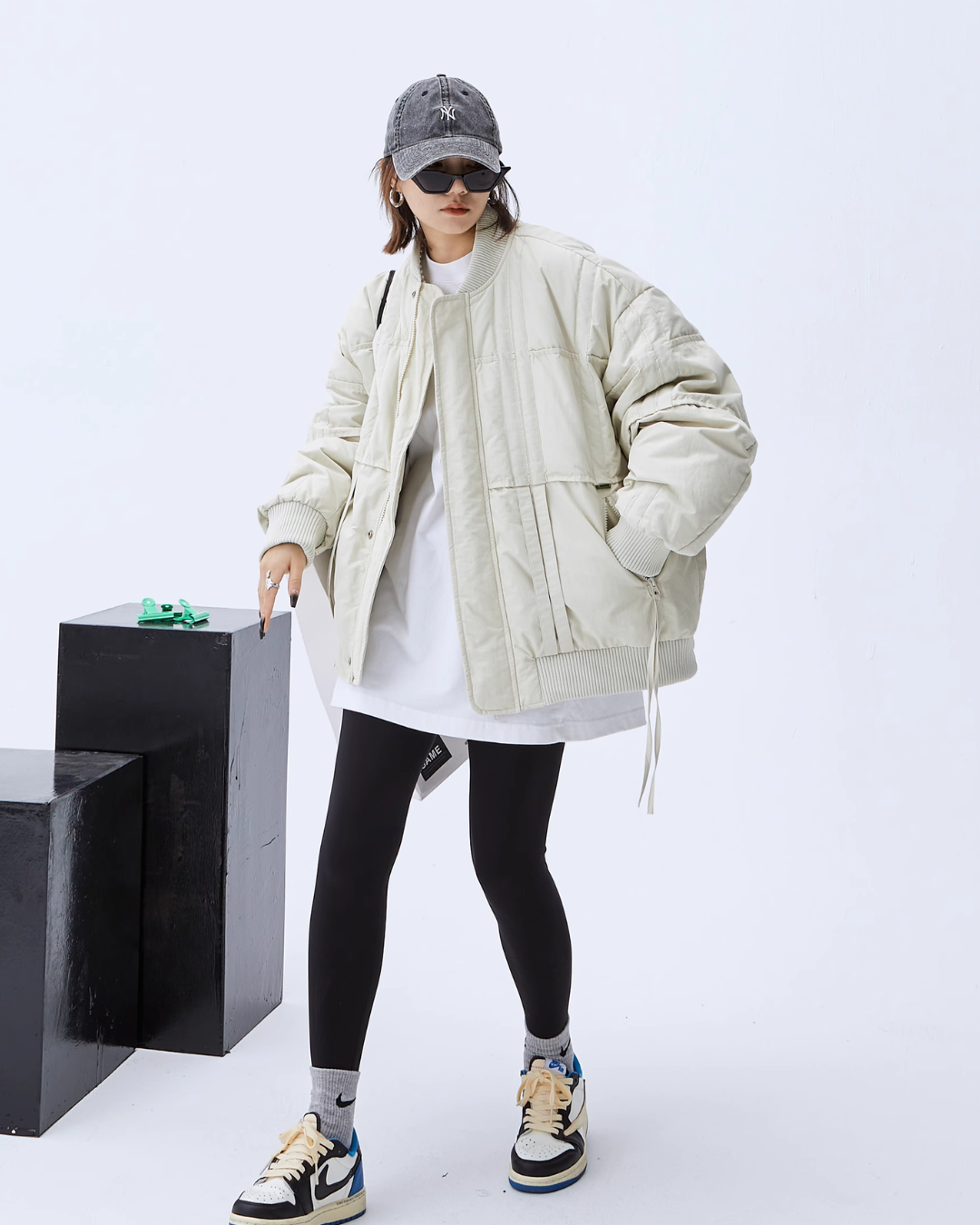Cloud Oversized Bomber Jacket