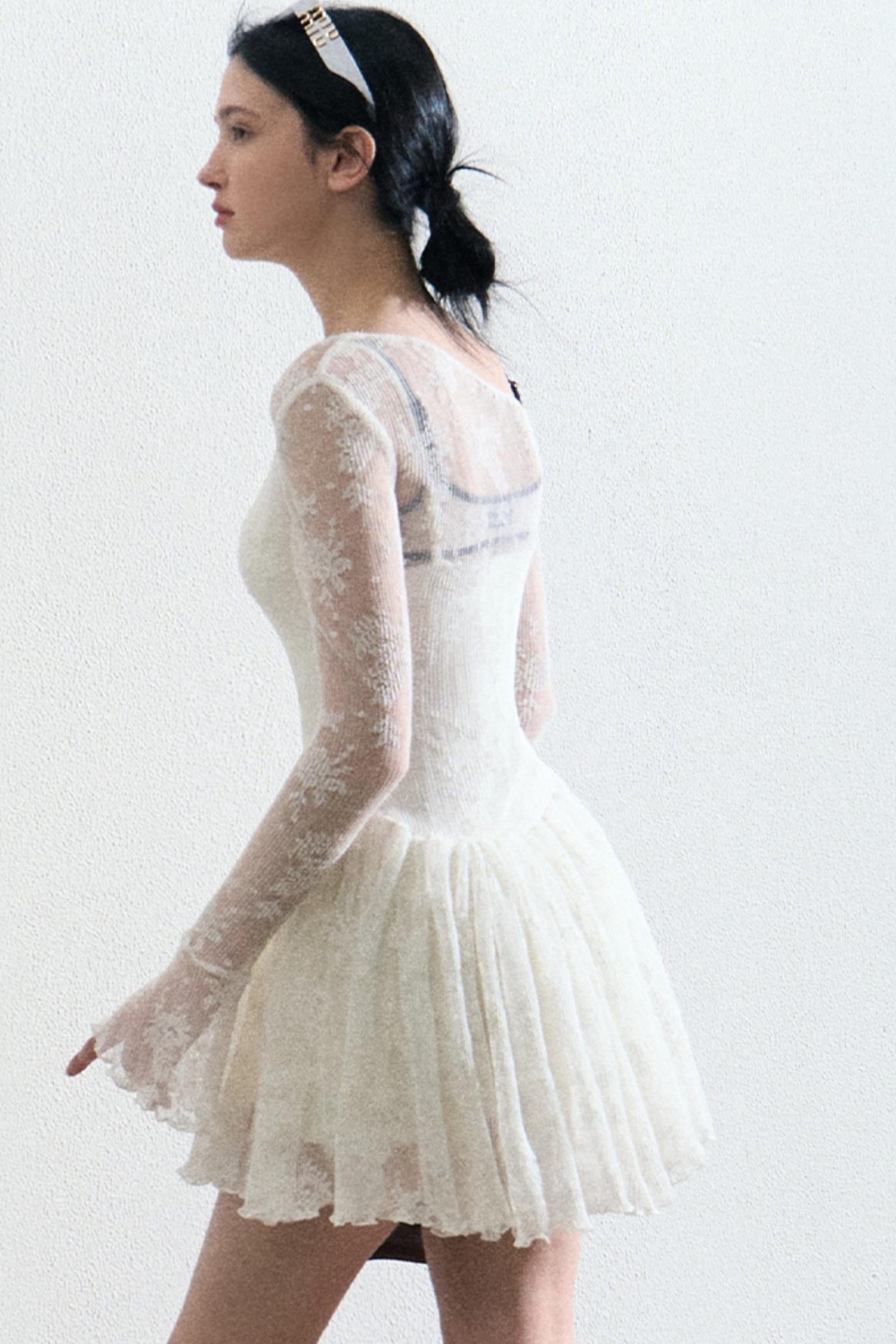 White Lace Dress Set-Up