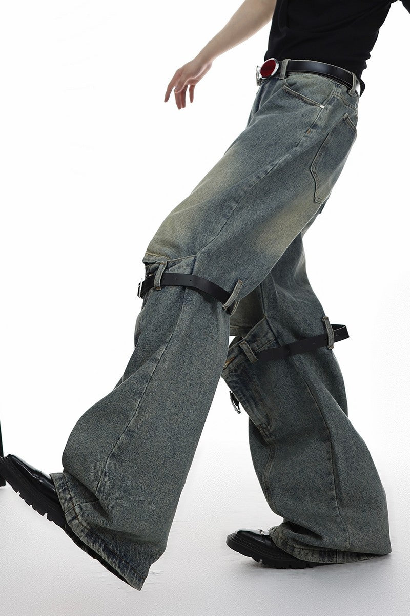 Double Belt Denim - chiclara