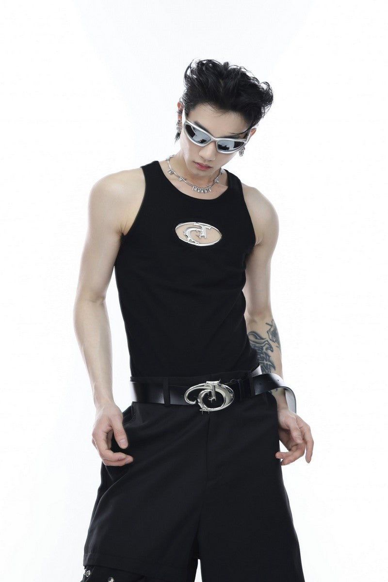 Vest Tee with Logo - chiclara